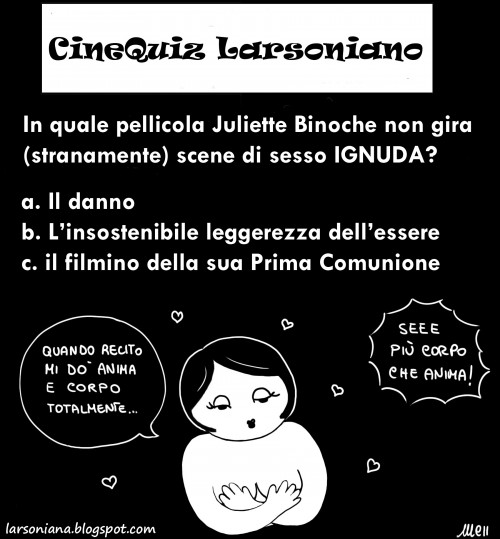 vignetta CineQuiz Binoche